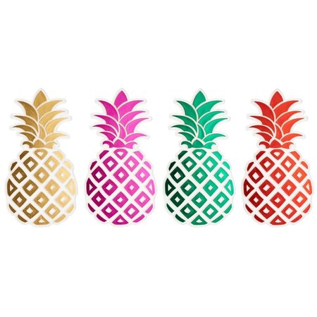 CAKEDRAKE Pineapple- Cake Decor Lay-On 4 pcs assorted colors CD-DCP-22543-4pcs